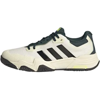 adidas Herren Solematch Control 2 Tennis Shoes, Off White/Silver met./Aurora ivy, 40 EU - 40 EU