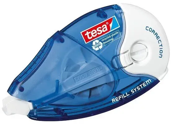 TESA Roller Korrektur-Band 14 m Blau, Weiß 1 Stück(e)
