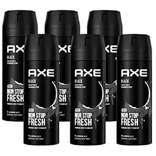 Axe Deo Spray Dark Temptation 6x 150ml Deospray Deodorant Bodyspray Herren Men Männerdeo ohne Aluminiumsalze (6er Set)