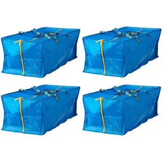 Ikea 901.491.48 Frakta Aufbewahrungstasche, blau, 4er Pack (Premium Tasche)