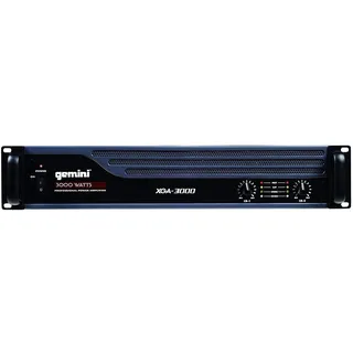 Gemini XGA-3000 - PA Verstärker - Endstufe | 8 Ohm gebrückt 400W RMS | 8 Ohm: 2 x 150W RMS | 4 Ohm: 2 x 200W RMS