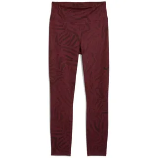 Puma Tad Essential Ribbon Stripe Tight - AOP HW 7/8 ruby shimmer-aw-053341-0001 (96) XS