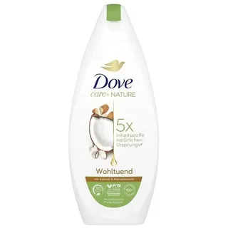 Dove WOHLTUEND Duschgel x 225ml mit Kokosöl & Mandelextrakt Care by Nature