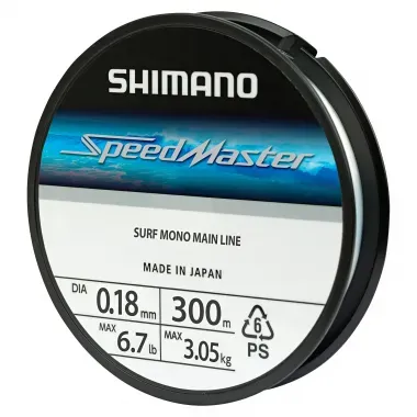 Shimano Speedmaster Surf (Grey) 1200m, transparent, Ø mm: 0,18 / 1200 m