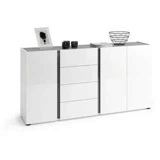 Kitaly Sideboard ATRIUM (BHT 180x92x40 cm) - weiß - BHT 180x92x40 cm