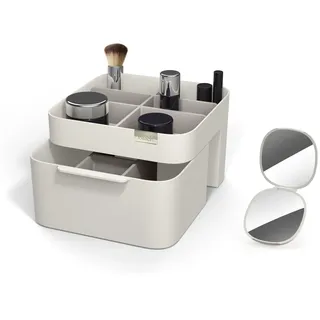 Joseph Joseph Make Me up Compact Spiegel und Kosmetik-Organizer-Set, shell