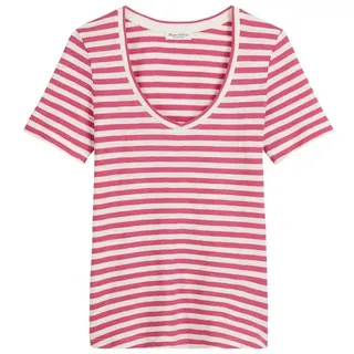 Marc O'Polo Regular Fit T-Shirt aus Slub Jersey, Pink, M