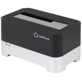 Renkforce RF-DOCKING-01 (USB 3.2 Gen 1) SATA 1 Port Festplatten-Dockingstation 2.5 Zoll, 3.5 Zoll