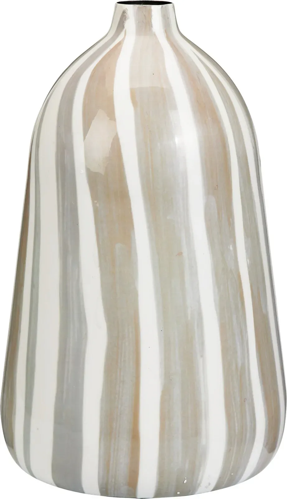 Vase STREIFEN (DH 22x37 cm) - beige - DH 22x37 cm