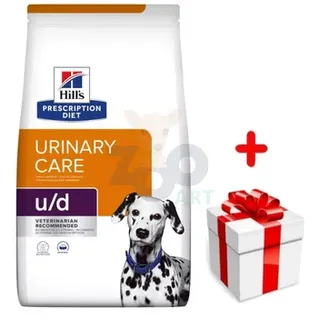 HILL'S PD Prescription Diet Canine u/d Urinary Care 10kg+ Überraschung für den Hund