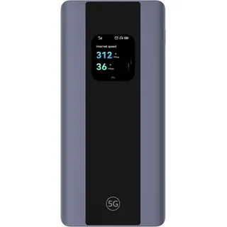 5G Mobile WiFi Pro 5, E6888, Wi-Fi 6 AX3000, DL 3600 Mbit/s/UL 500 Mbit/s, tragbarer mobiler Hotspot-Mobilrouter mit SIM-Karte, 7000-mAh-Akku als Powerbank