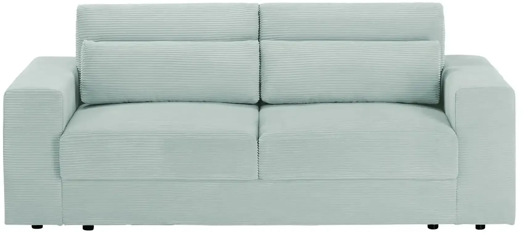 Big Sofa 2 5 Sitzer  ¦ grün ¦ Maße (cm): B: 209 H: 89 T: 102.0