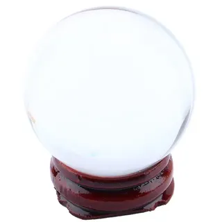 Kristallkugel, Asiatischer Seltener Quarz Klar K9 Kristallheilkugeln Kugel Klare Farbe 40 Mm Neue Klare Kristallkugeln Kugelskulptur Figur