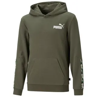 Puma Ess Tape Camo Hoody in grün | 128