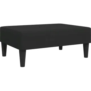 vidaXL Fußhocker Schwarz 77x55x31 cm Samt