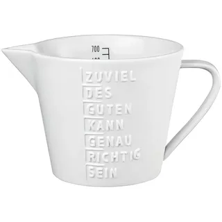 räder Messbecher Zuviel des Guten - weiß