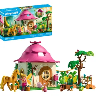 Playmobil Magic Unicorns Gemütliches Feenzuhause mit Goldeinhorn und Stall 71838
