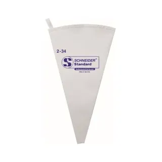 Schneider Spritzbeutel, Standard, weiß, Lebensmittelechte Spritztülle, Gr. 2, 340 mm lang
