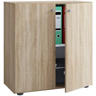 Lona Aktenschrank 70 x 40 x 74 cm braun