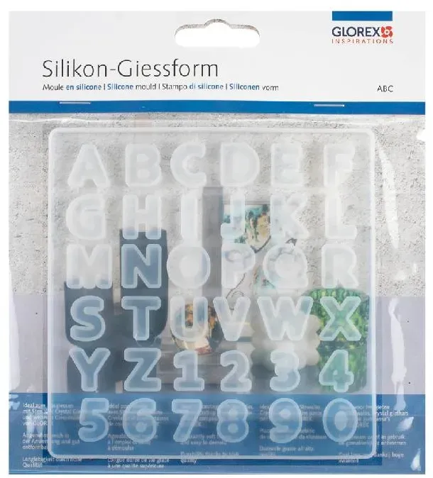 ABC Silikon-Giessform 13,3x13,5cm
