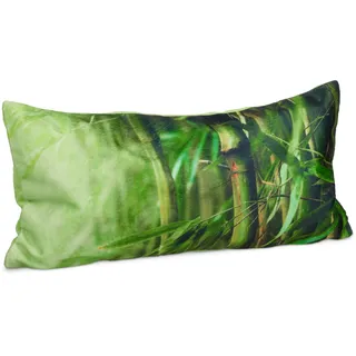 Relaxdays Nackenkissen Badewanne mit Saugnäpfen, Reisekissen weich, HBT: 10 x 37 x 17 cm, grün