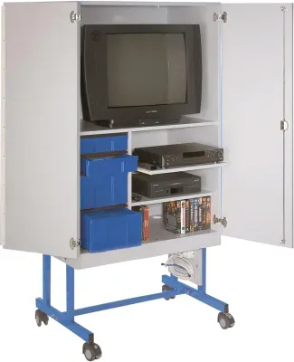 fahrbarer TV-Wagen, mit 1 Boden