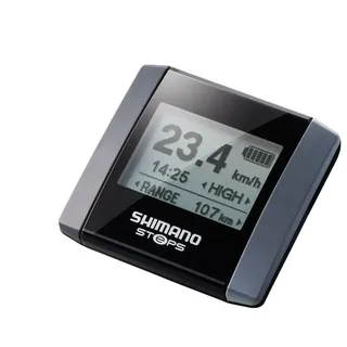 Shimano STEPS SC-E6000 Informations-Display E-Bike zentraler Fahrradcomputer Anzeige Akku-Reichweite Geschwindigkeit