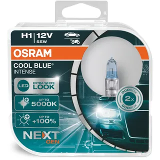 OSRAM AUTOMOTIVE 4062172388061 Halogen Leuchtmittel COOL BLUE® INTENSE H1 55 W 12 V
