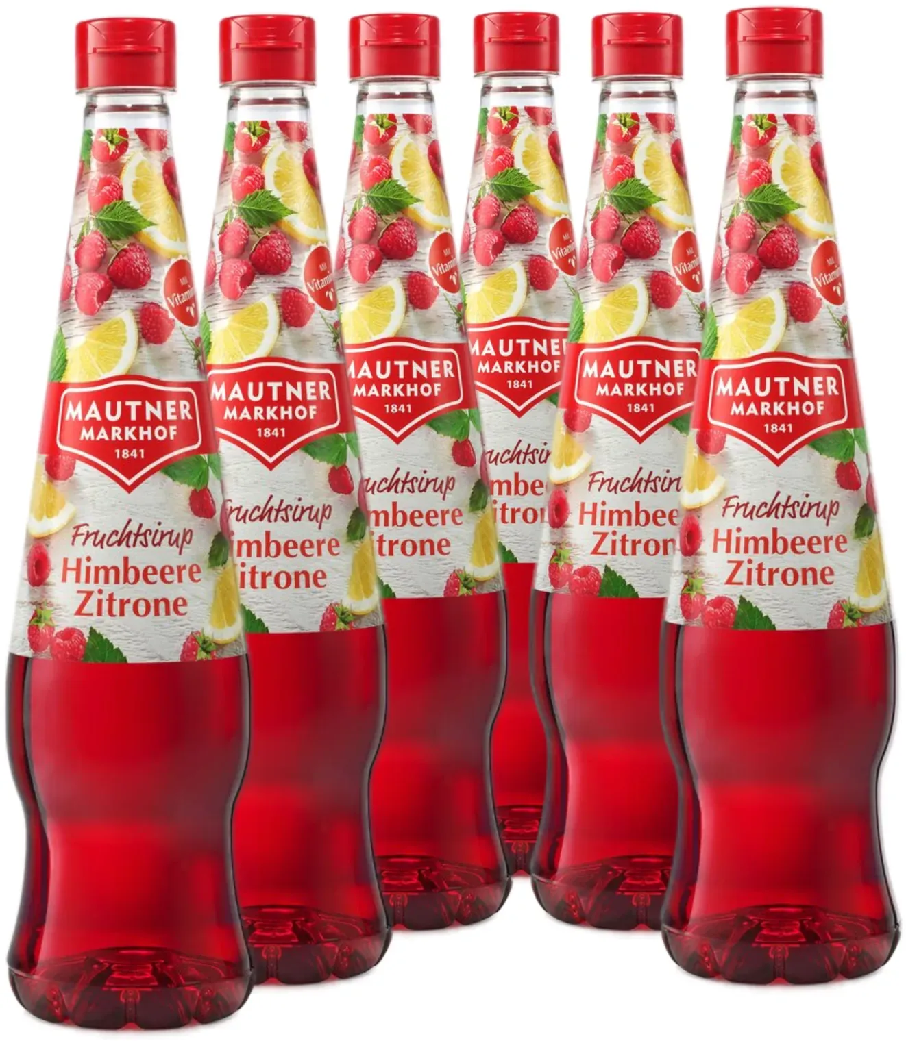 6 × Mautner Markhof Sirup Himbeere-Zitrone