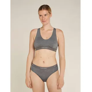 Icebreaker Merino 125 Cool-lite Sprite Racerback Sport-bh - Gritstone Heather 013 XL