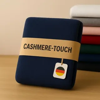 Kuscheli® - warme Spannbettlaken 180x200cm - 200x200cm Dunkelblau blau kuschelige Winter Cashmere-Touch Plüsch Bettlaken - Jersey Fleece Biber Spannbetttuch Laken