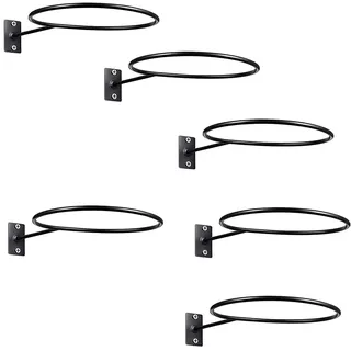 Fozriybefy 6 Pack EIN der Wand Montiert Halterung Ballanzeige Aufbewahrung Rack Halter für Basketball FußBall Volleyball FußBall