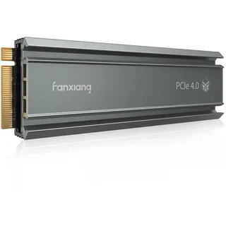 fanxiang Nvme SSD M.2 2280 4TB Interne Festplatte mit Kühlkörper PCIe 4.0, 5000MB/s Lesen, 4500MB/s Schreiben, für Gaming, Videoschnitt, Kompatibel mit Desktop, Spielekonsole (S660)