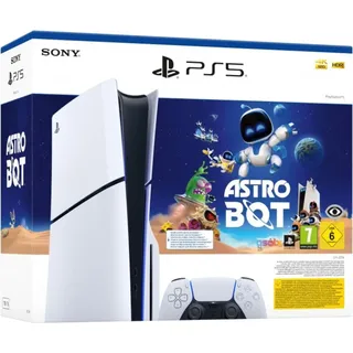 Sony PlayStation 5 Slim Disc Edition + Astro Bot Bundle 		