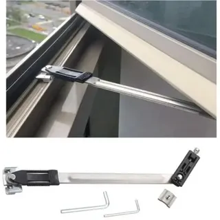 Fensterbegrenzer Aus Edelstahl, Fenstersicherung, Fensterheber, Fensteröffnungssperre, Kindersicherung Für Fenster, Fensterschutz, Bohrfreier Fensterstopper