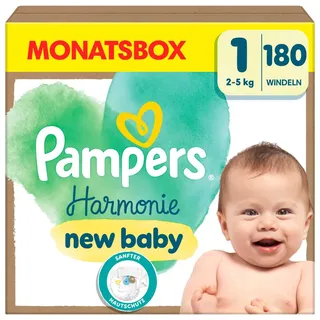 Pampers Harmonie Gr. 1 (2-5 kg) 180 St.