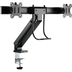 LOGILINK BP0102 - Monitor Halter, 2 Display, Tischmontage bis 69 cm (27'') mit Han