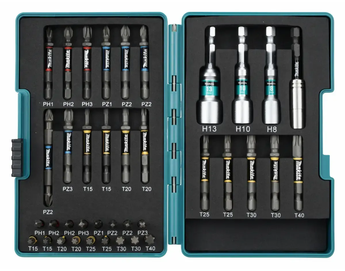 Makita Bit-Set Torsion 38-tlg. Impact Premier - E-26179
