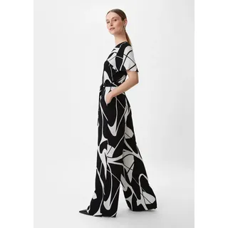 Comma, Overall creme|schwarz, 34
