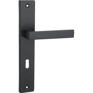 Domino Türgriff 72 Drückergarnitur BB-Buntbart SetTürdrückergarnitur qubik black