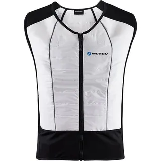 INUTEQ Bodycool Hybrid 2in1, Kühl-Weste - Weiß/Schwarz / L