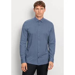 OLYMP Businesshemd Level Five 24/Seven body fit 24/Seven Dynamic Flex Jersey Qualität blau 46
