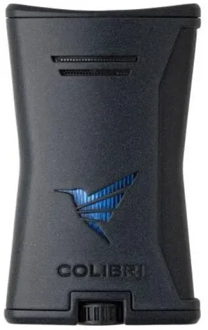 COLIBRI Feuerzeug Slim schwarz/schwarz
