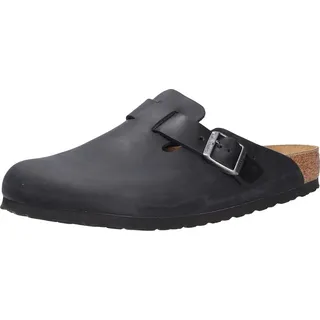 Birkenstock Boston Nubukleder geölt schwarz 37