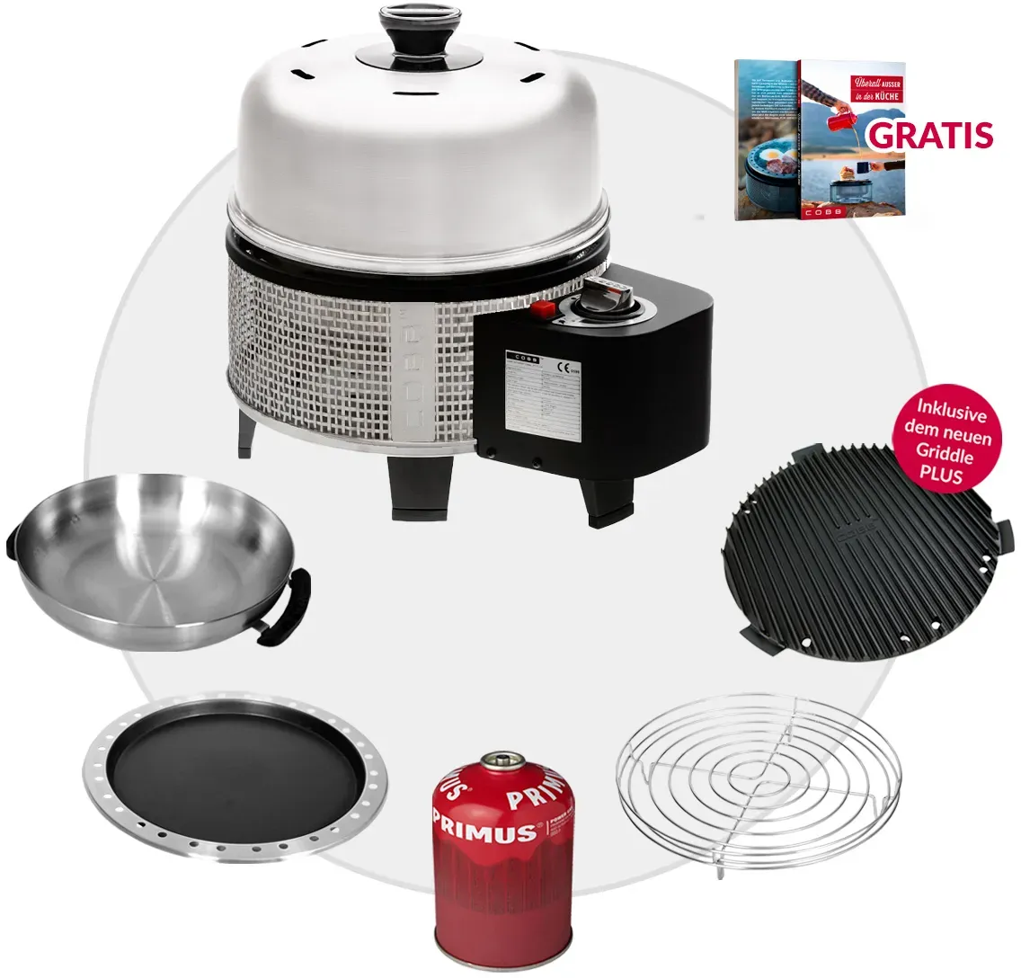 COBB Gas DELUXE 2.0 Grill Multifunktionsküche Set ~ 6-teilig