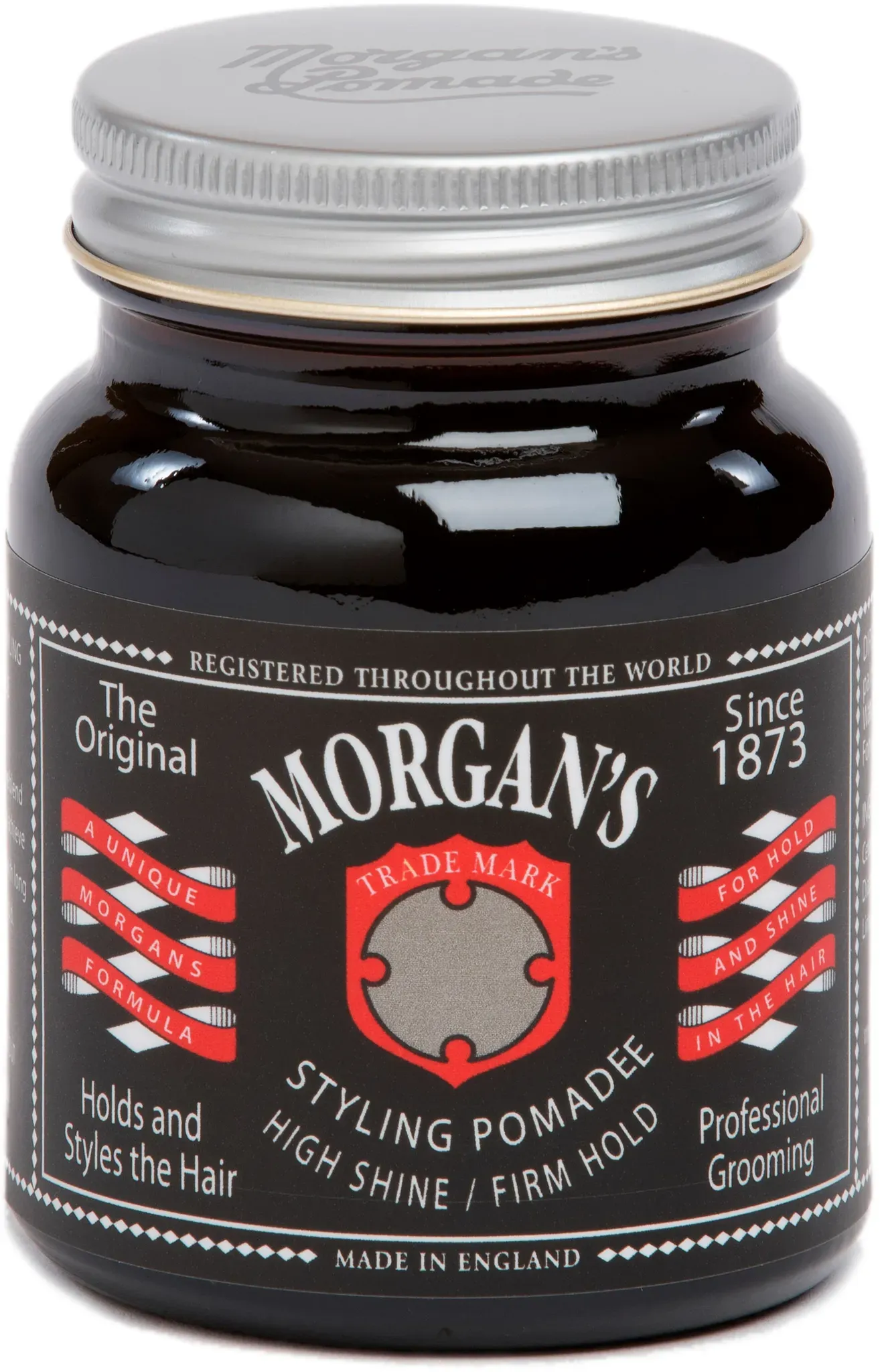 Morgan"s Pomade Styling Pomade Black Label - High Shine Firm Hold'