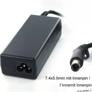 HP Original Netzteil für ProBook 6470B Original (65 W), Notebook Netzteil, Schwarz