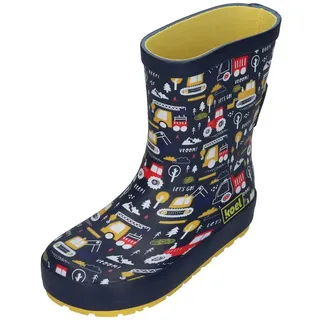 Koel - Kid's WELLIE TRACTOR V2 print blue, Größe:27 EU 27