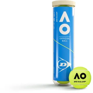 Dunlop Tennisball Australian Open - für Sand, Hartplatz und Rasen (4 Bälle)
