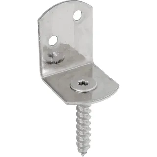 GAH Alberts Flechtzaunhalter L-Form 83 mm Edelstahl